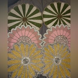 Tahari beaded placemats